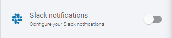 Slack notifications